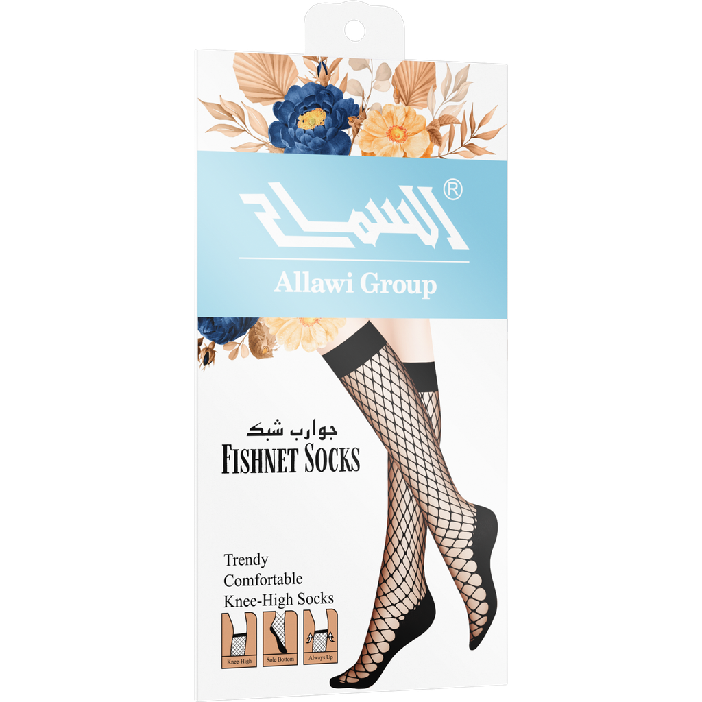 Knee-High Fishnet Socks